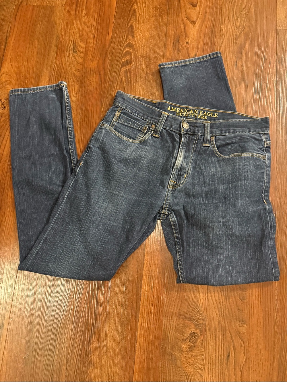 American Eagle Core Flex Slim Jeans - 31x32 Medium Wash Stretch Denim